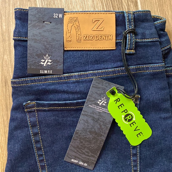 NEW ZLZ DENIM JEANS slim fit SIZE 32W - Picture 2 of 4